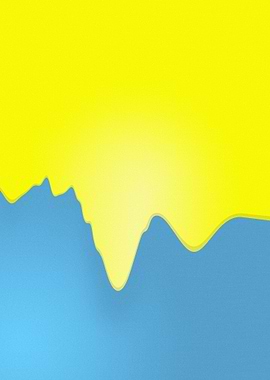 Abstract Yellow Blue