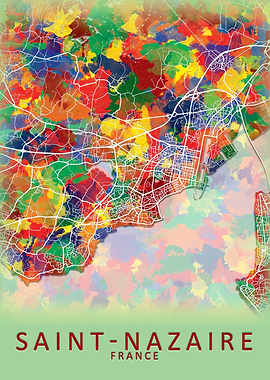 Saint Nazaire France Map