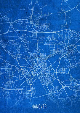 Hanover City Street Map