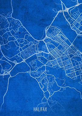 Halifax City Streets Map