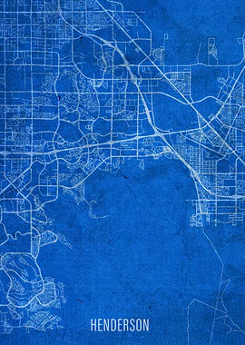 Henderson City Street Map