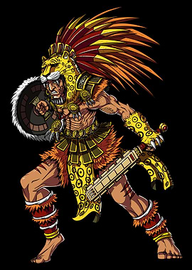 Aztec Jaguar Warrior