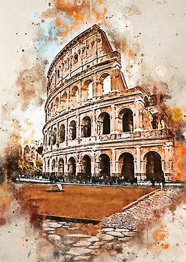 Rome in Watercolor