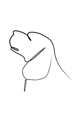 One line dog