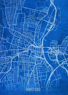Hartford City Streets Map