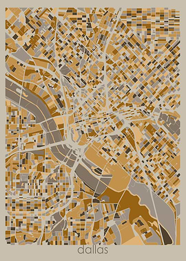 dallas map retro 3