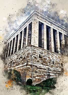 Ankara in Watercolor