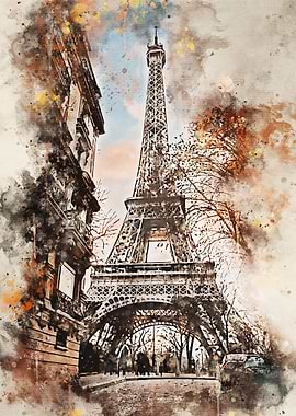 Paris in Watercolor