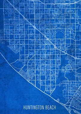 Huntington Beach City Map