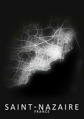 Saint Nazaire France Map