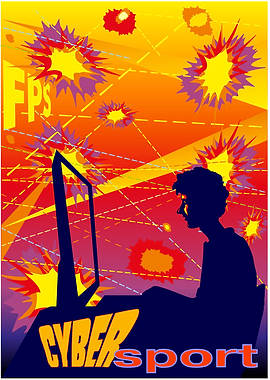 Cyber sport streamer