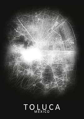 Toluca Mexico City Map