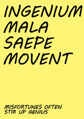 Misfortunes Stir Up Genius