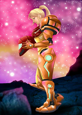 Samus in the space