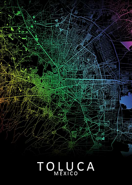 Toluca Mexico City Map