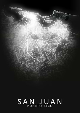 San Juan Puerto Rico Map