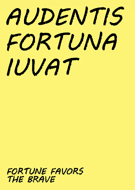 Fortune Favors A Brave
