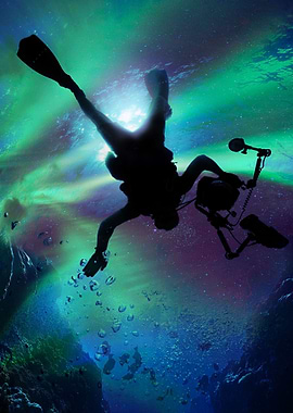 diving in the depths