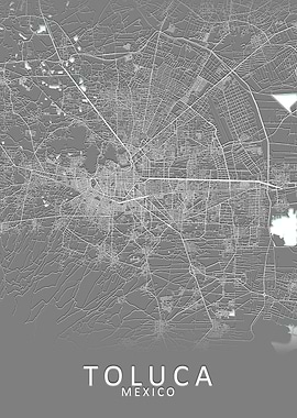 Toluca Mexico City Map