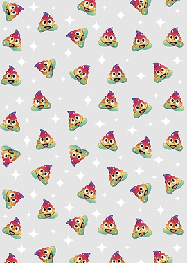 Rainbow unicorn poop