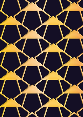 Abstract Geometic Gold