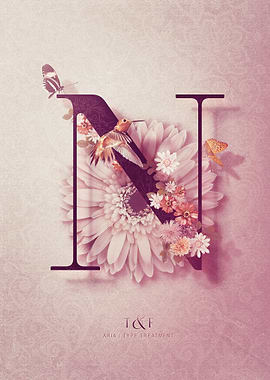 Aria Alphabet Letter N