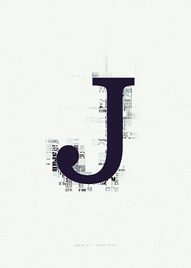 Imprint Letter J