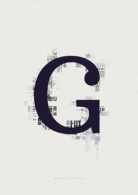 Imprint Letter G