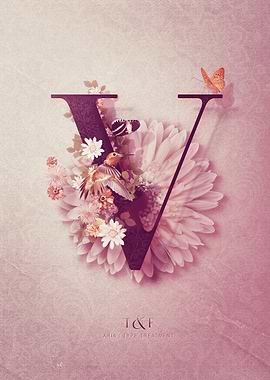 Aria Alphabet Letter V