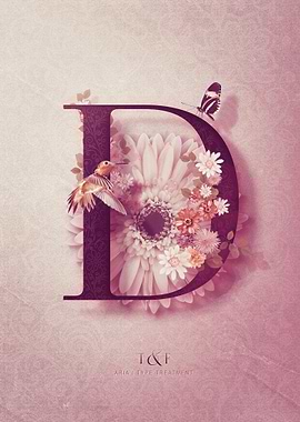Aria Alphabet Letter D