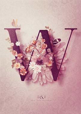 Aria Alphabet Letter W