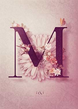Aria Alphabet Letter M