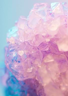 Pink purple crystal