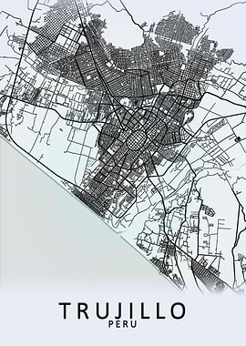 Trujillo Peru City Map