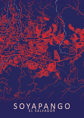 Soyapango El Salvador Map