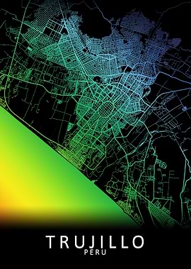 Trujillo Peru City Map