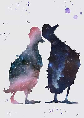 Ducks in love nebula