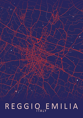 Reggio Emilia Italy Map