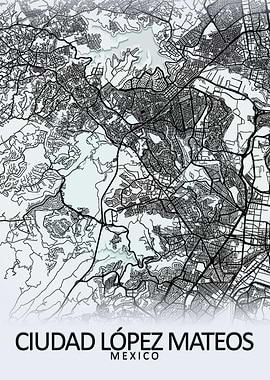 Ciudad Lopez Mateos Map