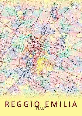 Reggio Emilia Italy Map