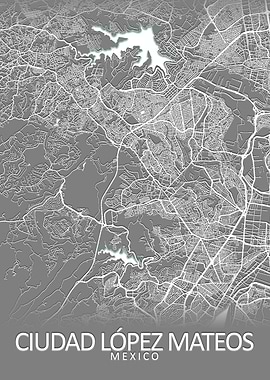 Ciudad Lopez Mateos Map