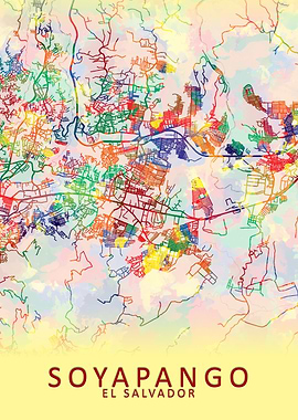 Soyapango El Salvador Map