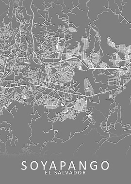 Soyapango El Salvador Map