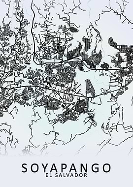 Soyapango El Salvador Map