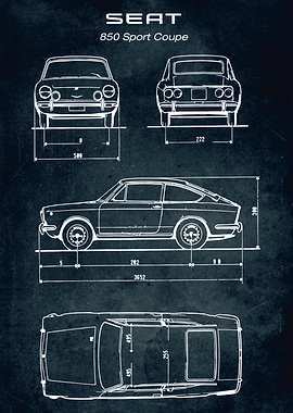 No226 Seat 850 Sport Coupe