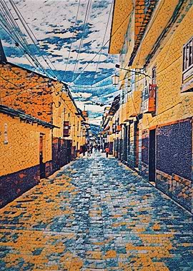 Little street of Urubamba