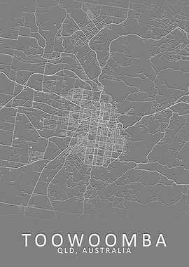 Toowoomba Australia Map