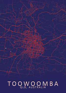 Toowoomba Australia Map