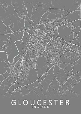 Gloucester England Map