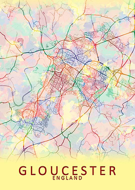 Gloucester England Map